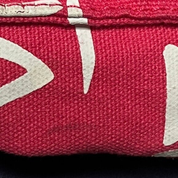 "Atlanta" Souvenir Mini Zip Travel Tote Bag Pink White Blue by Robin Ruth 9.5" - Picture 8 of 8